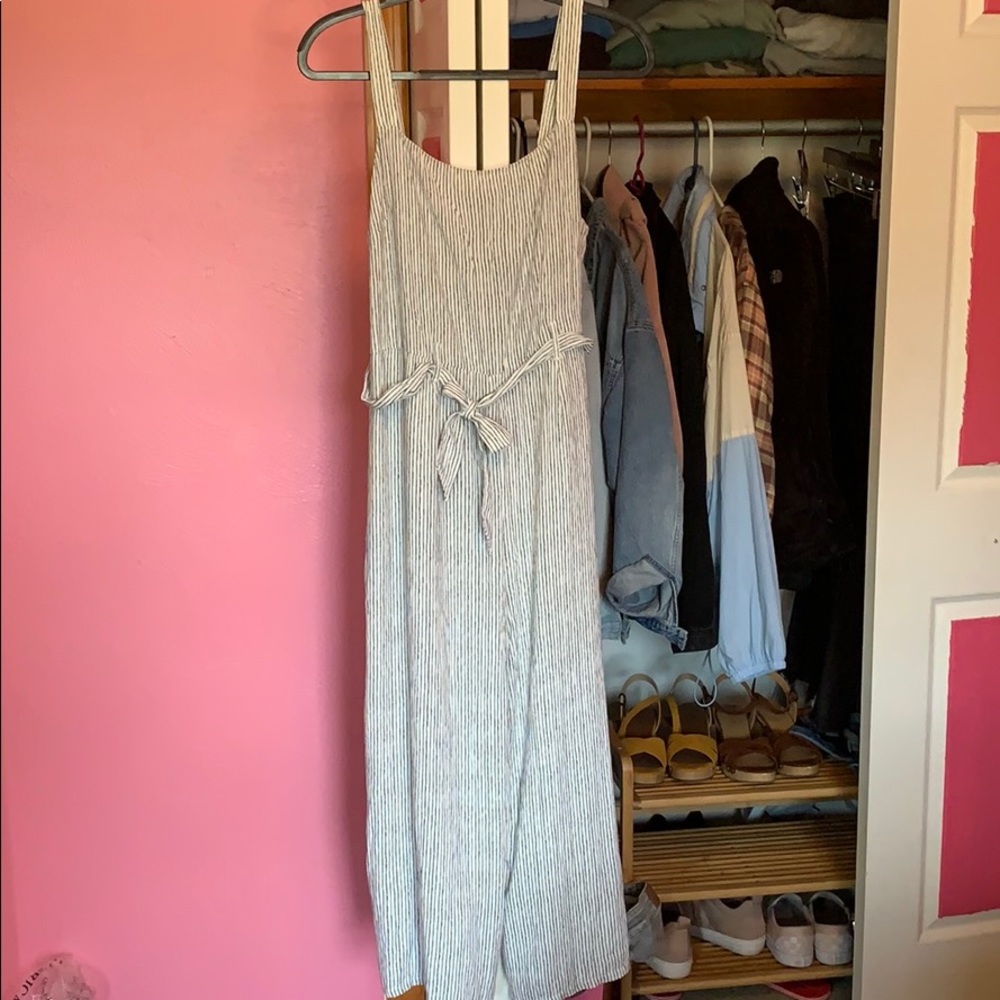 Striped jumpsuit